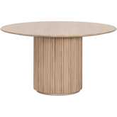 Belfast 54" Round Dining Table in Natural Oak Finish 5275.NAT-OAK